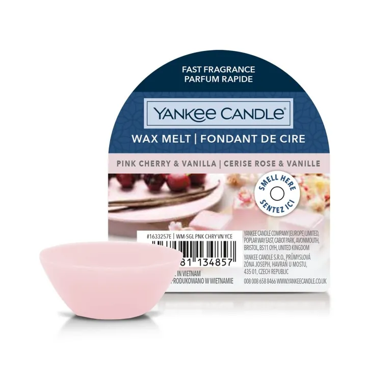 YANKEE CANDLE Pink Cherry & Vanilla – wosk