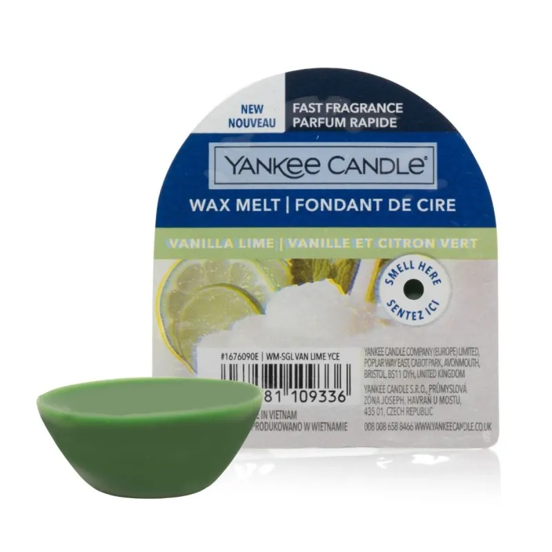 YANKEE CANDLE Vanilla Lime – wosk — zdjęcie 1