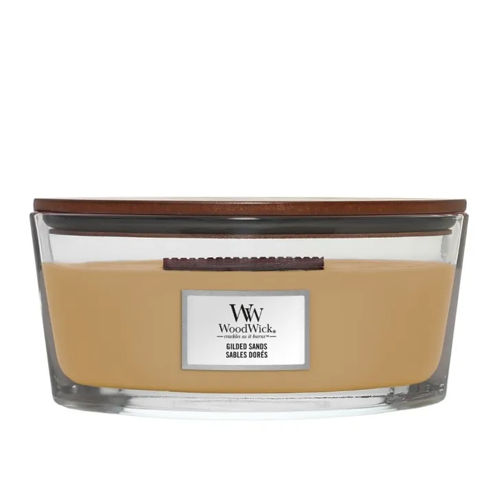 WOODWICK Gilded Sands – świeca elipsa
