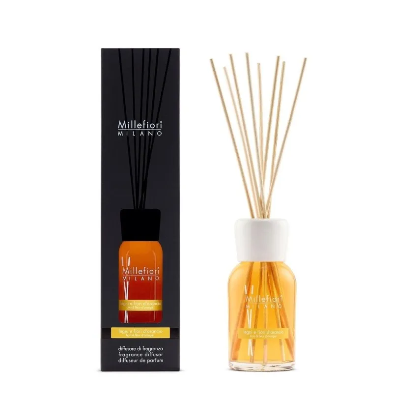 MILLEFIORI Legni e Fiori d’Arancio – pałeczki zapachowe 250 ml Millefiori Milano — zdjęcie 1