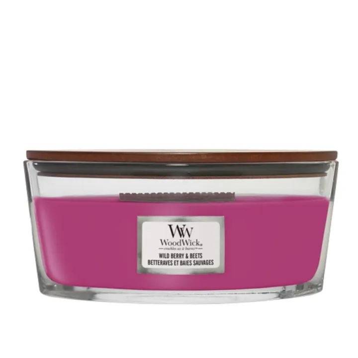 WOODWICK Wild Berry & Beets – świeca elipsa