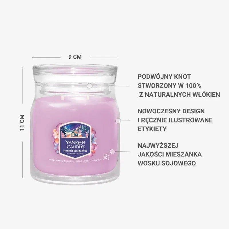 YANKEE CANDLE Summit Stargazing – świeca średnia — zdjęcie 3